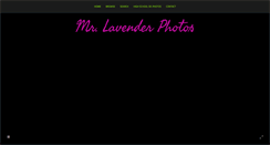 Desktop Screenshot of mrlavenderphotos.com