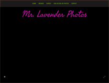 Tablet Screenshot of mrlavenderphotos.com